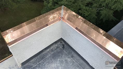 sheet metal parapet cap|parapet wall metal coping cap.